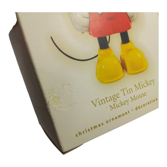 Hallmark Keepsake Mickey Mouse Ornament Christmas Holiday Tin 2009 with Box - Picture 9 of 10